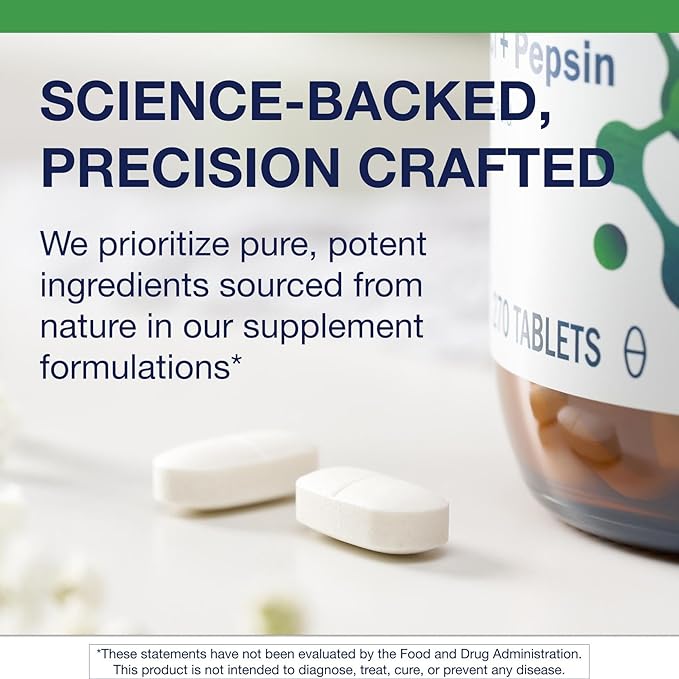 Metagenics SpectraZyme Betaine HCI + Pepsin - Supports Stomach Health & Aids in Digestion* - with Betaine HCl & Pepsin - Proteolytic Digestive Enzyme* - Non-GMO - 135 Servings - 270 Tablets