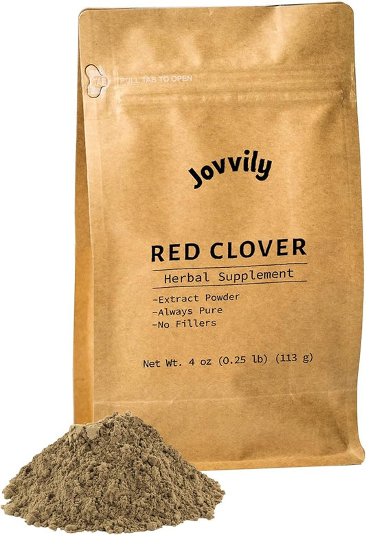 Red Clover Herb Powder - 4 oz - Always Pure - No Fillers Or Additives - Herbal Supplement Powder
