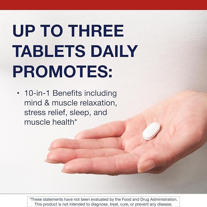 Metagenics Magnesium Glycinate - Highly Absorbable - Support for Sleep, Stress Relief, Muscle, Bone, Heart & Nerve Health - Gluten-Free - Non-GMO - Vegetarian - 240 Tablets
