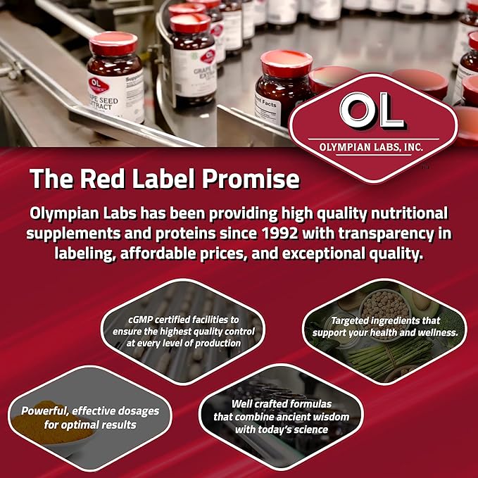 Olympian Labs Vanadyl Plus Formulated with Chromium Picolinate and Niacin 100 Capsules