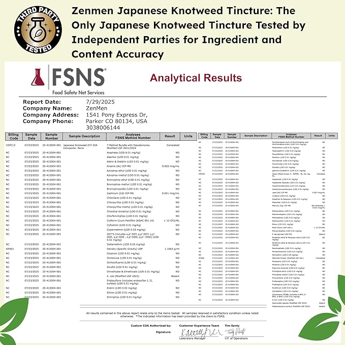 Japanese Knotweed Premium Resveratrol USDA 3rd Party Tested Tincture 60ml/2.32 Oz - 1:3 Clinical Strength Ratio - Tick Wellness Aid and Immune Support Supplement - Made in The USA