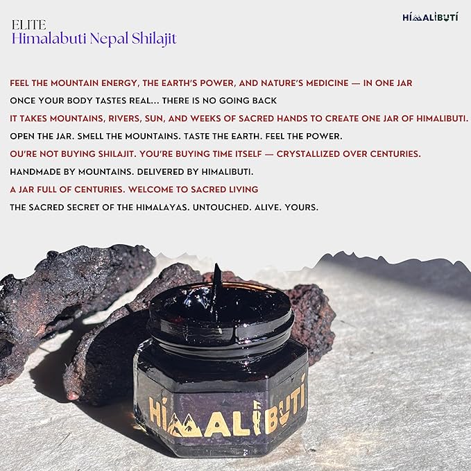 Nepal Shilajit Resin 20g, Pure Himalayan Shilajit for Men & Women shilajit Wellness nest,Pure Resin Organic,WHO-GMP Certified,Organic Testosterone Wellness