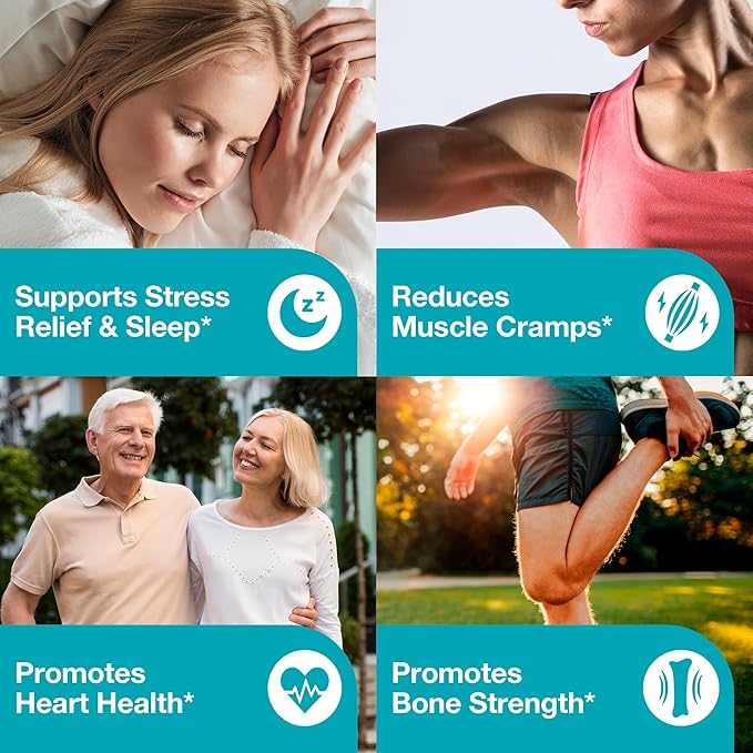 Pure Chelated Magnesium Glycinate 1250 mg Supplement with Zinc - Gentle on Stomach, High Absorption, Gluten-Free, Non-GMO, Muscle Cramp & Sleep Support* for Women & Men - Vegan (90 Caps) - Made in USA