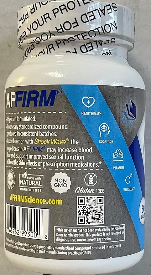 Affirm Science L-Citrulline Dietary Supplement 750mg 60 Tablets | Circulation and Male Performance | Created by Dr. Judson Brandeis