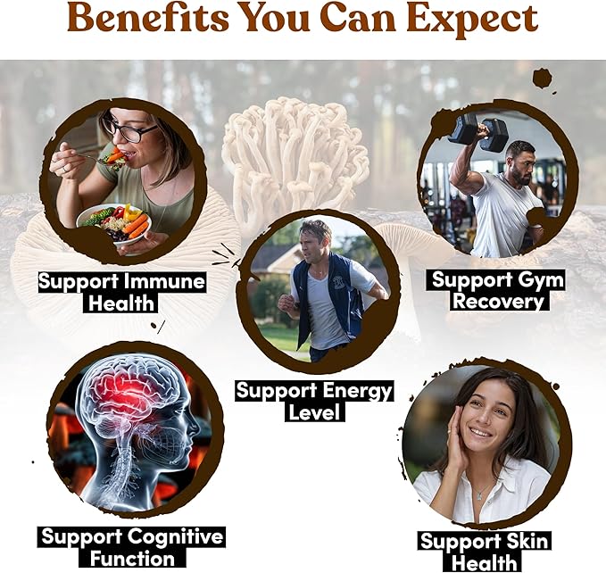16 Blend Mushroom Gummies - Mushroom Gummies for Adults, Mushroom Supplement with Chaga, Lions Mane, Reishi, Cordyceps for Focus & Clarity, Supports Microdosing Mushrooms - Mixed Berry