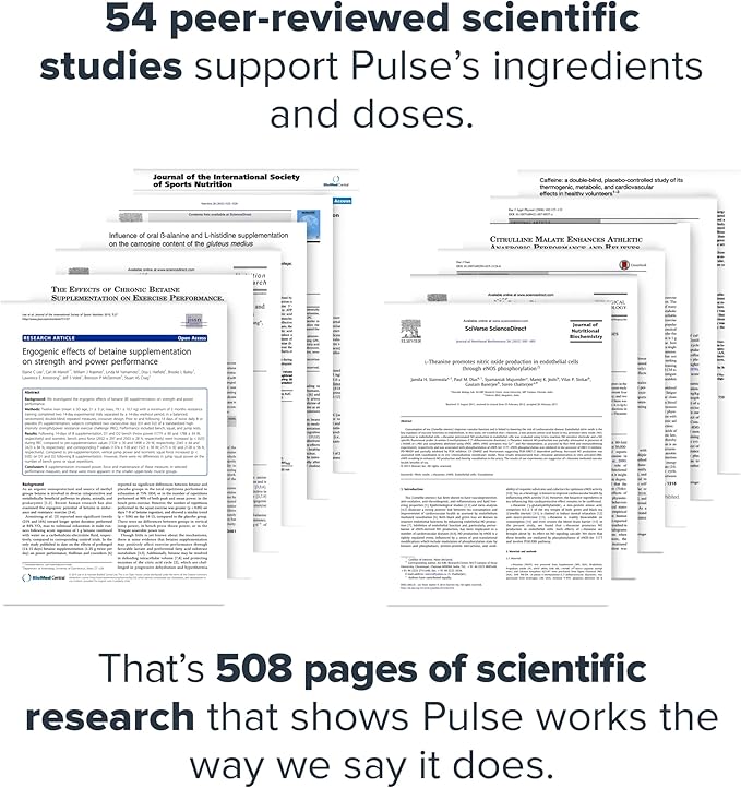 LEGION Pulse - All Natural Nitric Oxide Preworkout Drink to Boost Energy, Creatine Free, Naturally Sweetened, Beta Alanine, Citrulline, Alpha GPC (Berries and Cream)