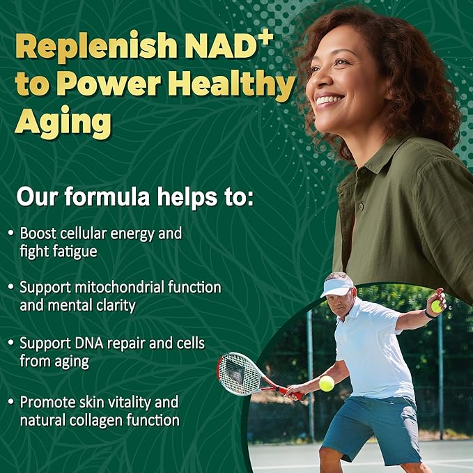 NBOOCUP NAD Supplement - 1010mg Nicotinamide Riboside Chloride Complex, Liposomal NR Supplements, Resveratrol NAD+ for Anti Aging, Cellular Energy, Skin, Focus - 90 Capsules
