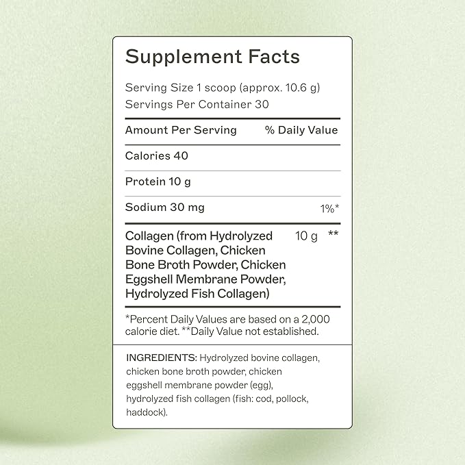 Amy Myers MD Spectrum 5 Collagen Peptides Powder - Daily Collagen Supplement for Healthy Hair, Skin & Nails - for Joint Support, Gut & Immune Health - 30 Servings