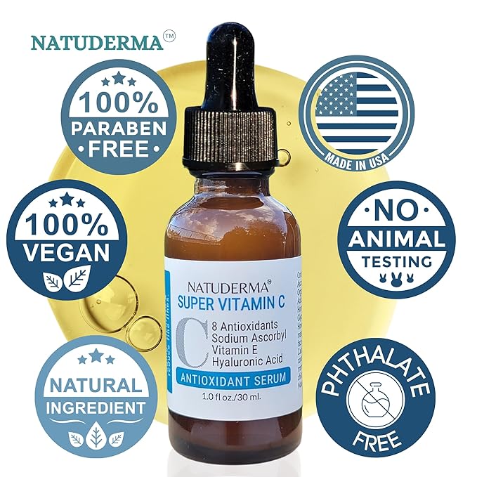 Hydrodermabrasion Solutions Set | Brightening Rejuvenating Serum for Hydro Dermabrasion Machine and Oxygen Facial, Bright-Renew of 16oz | and Super Vitamin C Serum of 1oz by Natuderma