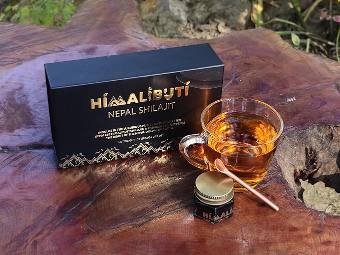 Nepal Shilajit Resin 20g,Black shilajit Resin, 85+ Trace Minerals,biolabs shilajit for Men,Mood Enhancer,WHO-GMP Certified,Testosterone Wellness nest