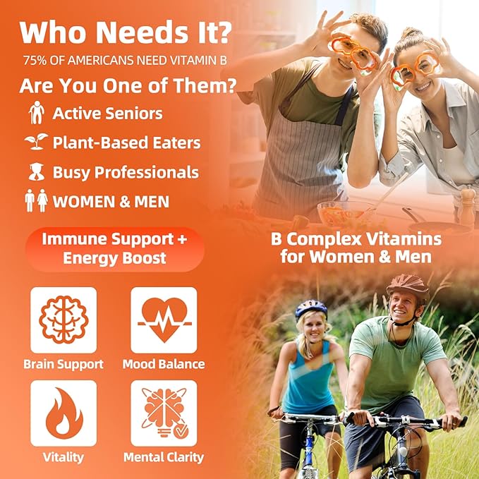 Super B-Complex Liquid Drops | B12 Methylcobalamin + Methyl Folate | B Vitamins Complex w/B3,B5,B6,B7, Ashwagandha & L-Theanine for Energy, Focus & Immunity, Vegan Strawberry 2fl Oz