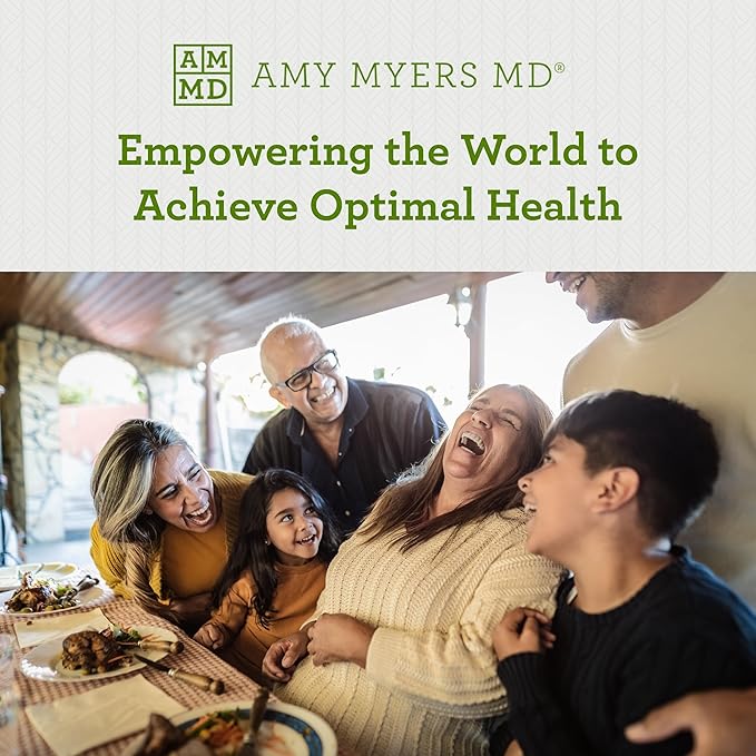 Amy Myers MD Bone Broth Collagen Powder - Organic Chicken Bone Broth - Supports Healthy Skin & Nails - for Gut Health & Joint Support - 20 Servings, Chicken Flavor