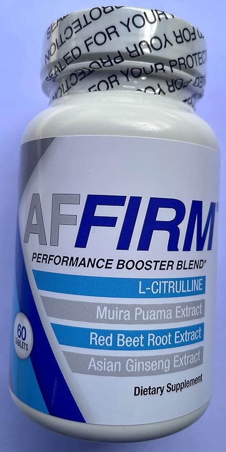 Affirm Science L-Citrulline Dietary Supplement 750mg 60 Tablets | Circulation and Male Performance | Created by Dr. Judson Brandeis