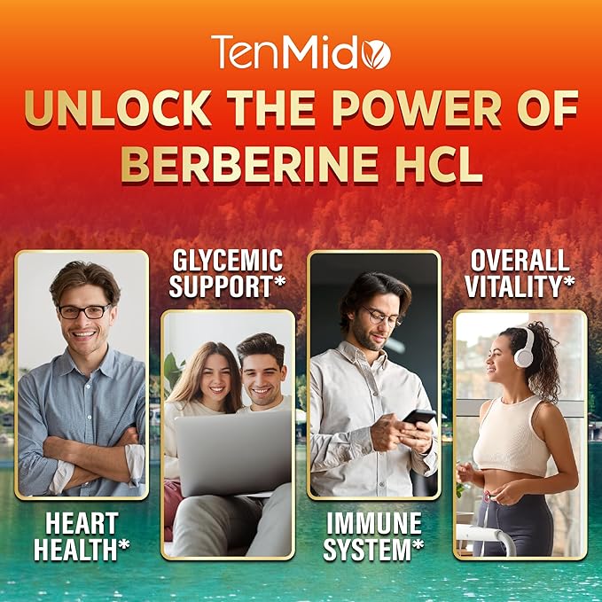 13in1 Berberine Liquid Drops with Chromium, Ceylon Cinnamon, Bitter Melon, Turmeric, Green Tea, Ginseng, Sylvestre, Moringa, Apple Cider Vinegar & More - 30 Days Supply - 1FL Oz