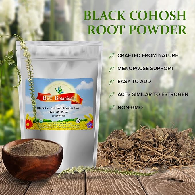 Best Botanicals Black Cohosh Root Powder 4 oz.