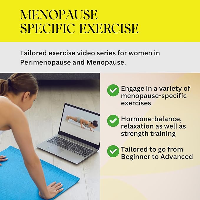 Fobulous Menopaus – Vegan Menopause Formula with Black Cohosh & B-Complex – Plant-Based Capsules with Recipes & Pilates Program