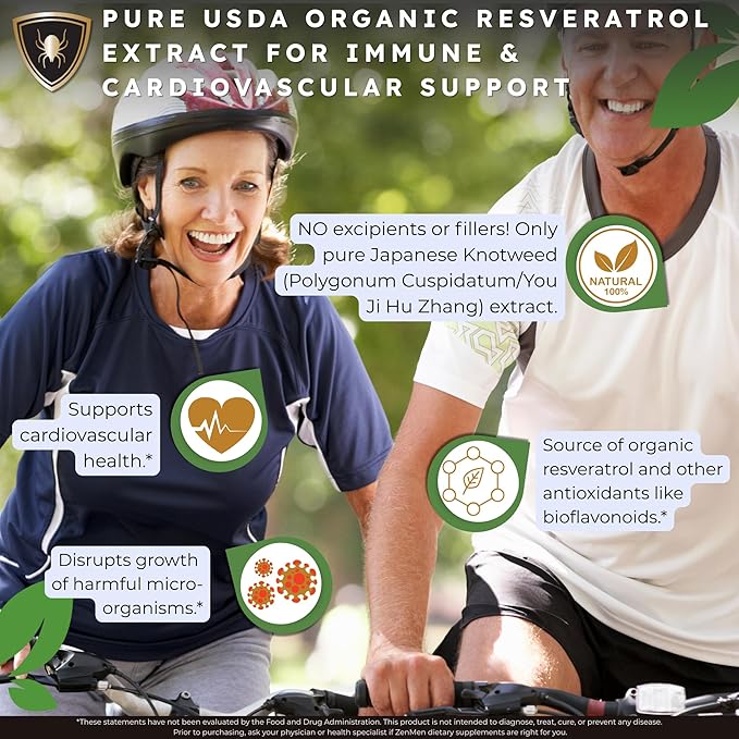Japanese Knotweed Premium Resveratrol USDA 3rd Party Tested Tincture 60ml/2.32 Oz - 1:3 Clinical Strength Ratio - Tick Wellness Aid and Immune Support Supplement - Made in The USA
