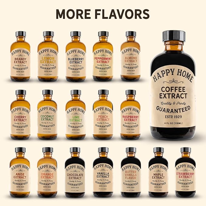 Happy Home Premium Natural Coffee Flavor - Certified Kosher, 4 oz.