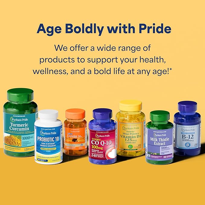 Puritan's Pride Ultra Woman 50 Plus High Potency Performance Time Release Daily Multivitamin with Zinc, Supplement to Support Healthy Aging and Cellular Energy Production, 2 Month Supply, 120 Count