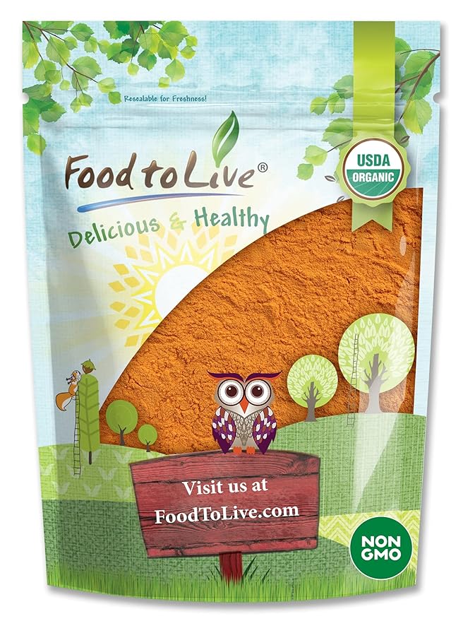 Food to Live Organic Goji Berry Powder, 4 Ounces Non-GMO, Kosher, Vegan, Bulk, Contains Maltodextrin