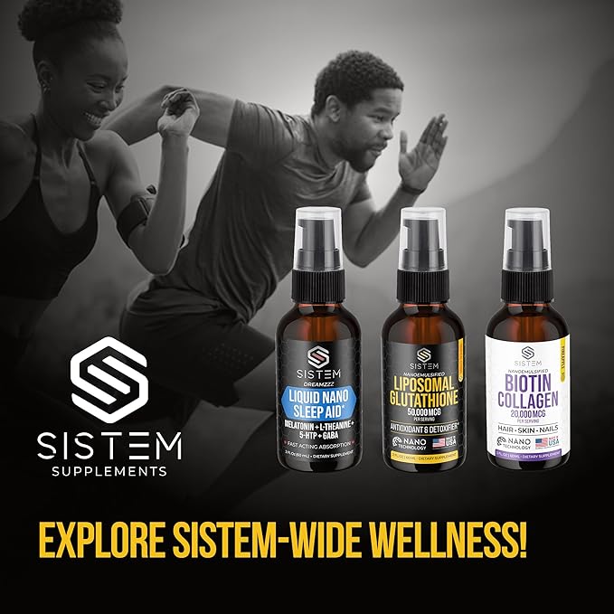 Sistem Liposomal Glutathione Supplement, Antioxidants, Detox Cleanse, Immune Support Supplement, Vitamin C, Liposomal Spray, Glutathione Serum, Tropical Citrus Flavor