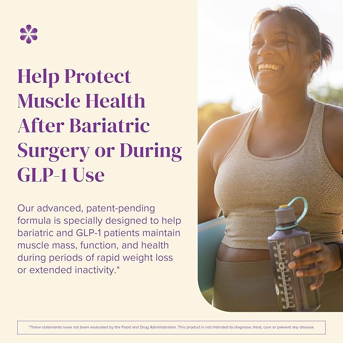 BariMelts HMB Muscle Shield for GLP-1 Users and Bariatric Patients - HMB Supplements with Vitamin D3 & Ubiquisome® Phytosome™ Supports Muscle Recovery - 90 Smooth-Coated Caplets