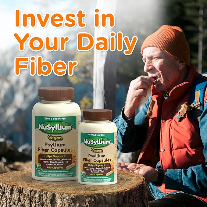 NuSyllium Ultra Psyllium Husk Powder, USDA Organic, 10.7 Oz, Sugar Free Keto-Friendly Fiber Supplement, Promotes Digestive Health* Orange, 42 Servings