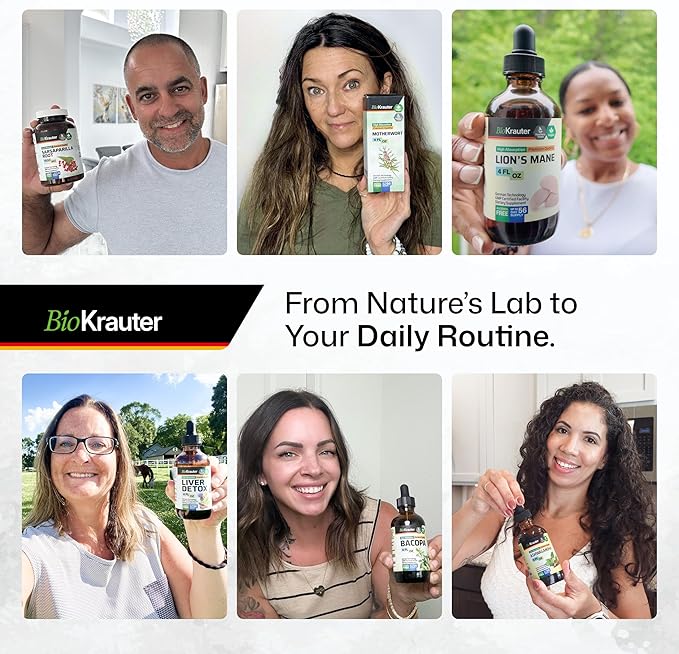 BIO KRAUTER Dong Quai Tincture - Angelica Root Liquid Extract - Women’s Health Support - Alcohol and Sugar Free Angelica Tincture - Vegan Dong Quai Drops 4 Fl.Oz.